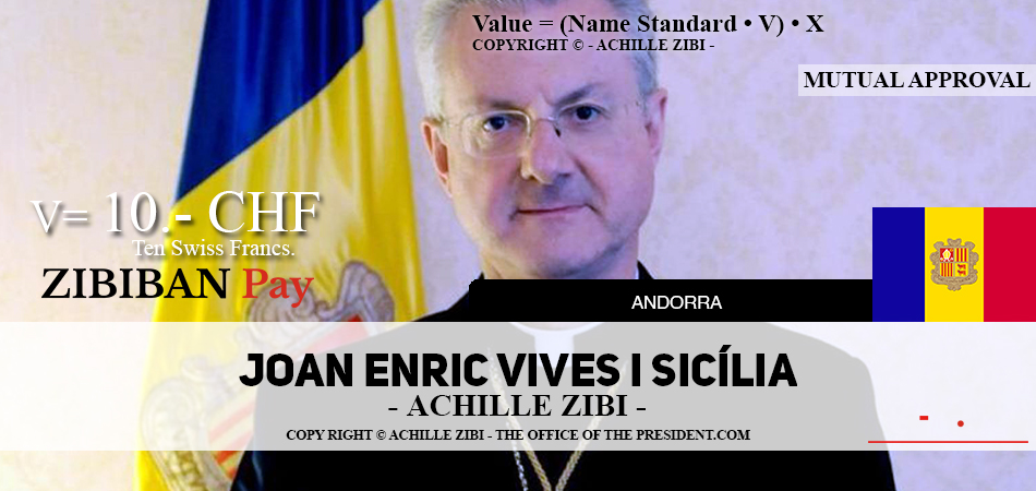 ACHILLE ZIBI - THE OFFICE OF THE PRESIDENT - JOAN ENRIC VIVES I SICILIA