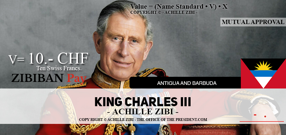 ACHILLE ZIBI - THE OFFICE OF THE PRESIDENT - KING CHARLES III