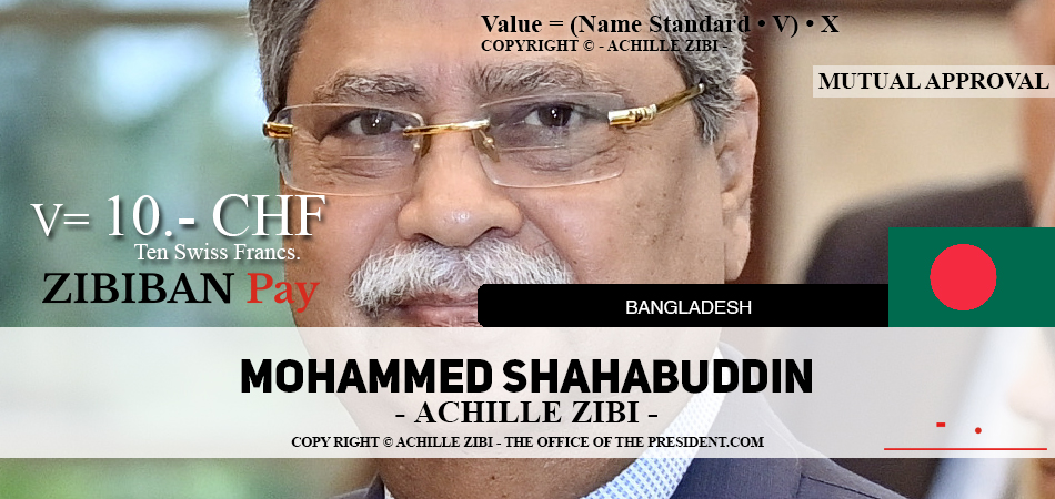 ACHILLE ZIBI - THE OFFICE OF THE PRESIDENT - MOHAMMED SHAHABUDDIN