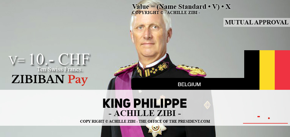 ACHILLE ZIBI - THE OFFICE OF THE PRESIDENT - KING PHILIPPE