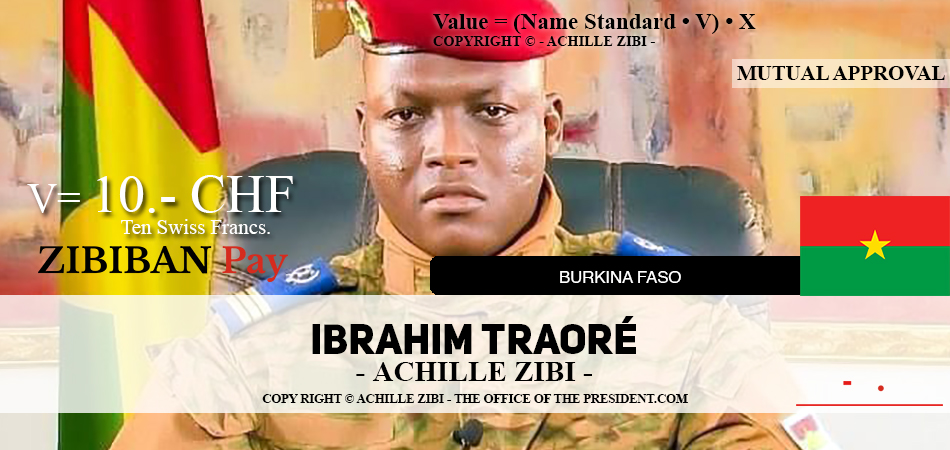 ACHILLE ZIBI - THE OFFICE OF THE PRESIDENT - IBRAHIM TRAORE