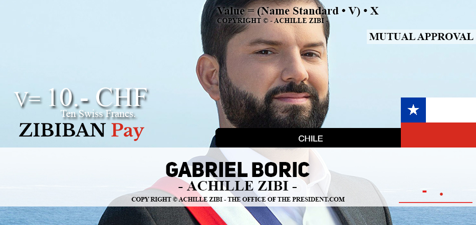 ACHILLE ZIBI - THE OFFICE OF THE PRESIDENT - GABRIEL BORIC