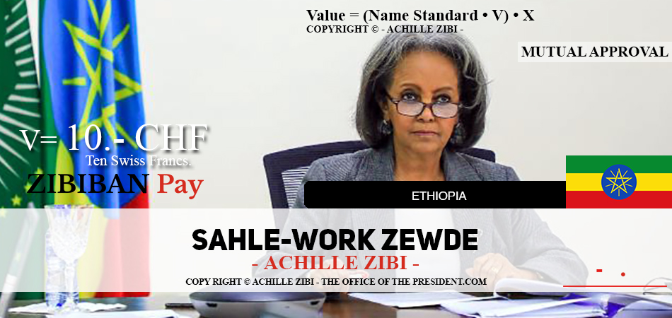 ACHILLE ZIBI - THE OFFICE OF THE PRESIDENT - SAHLE-WORK ZEWDE