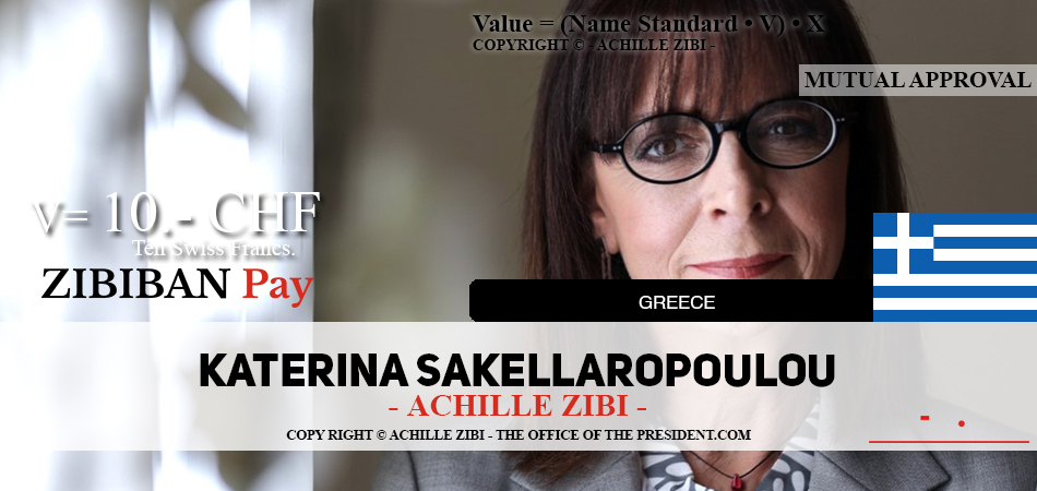 ACHILLE ZIBI - THE OFFICE OF THE PRESIDENT - KATERINA SAKELLAROPOULOU