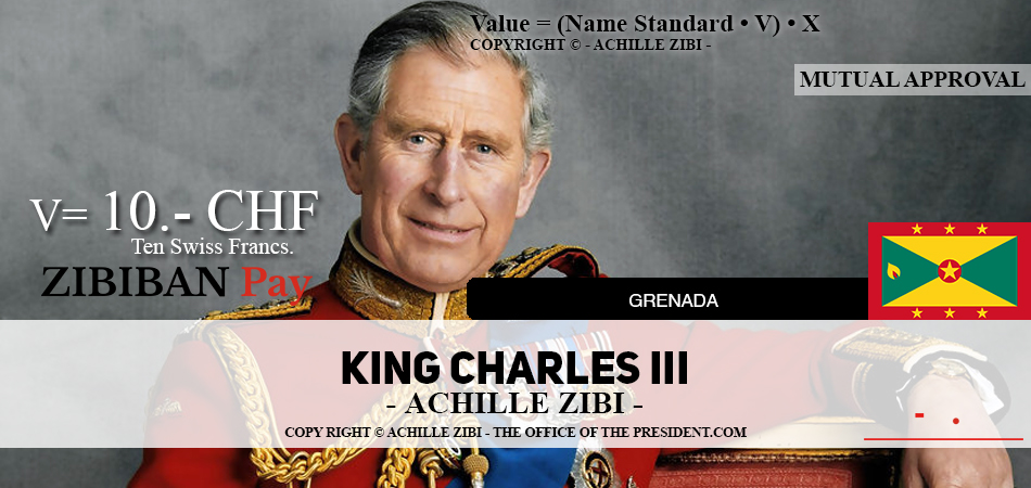 ACHILLE ZIBI - THE OFFICE OF THE PRESIDENT - KING CHARLES III