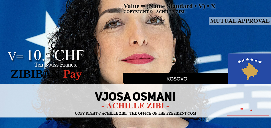 ACHILLE ZIBI - THE OFFICE OF THE PRESIDENT - VJOSA OSMANI