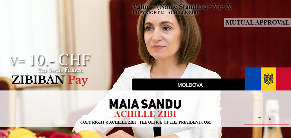 ACHILLE ZIBI - THE OFFICE OF THE PRESIDENT - MAIA SANDU