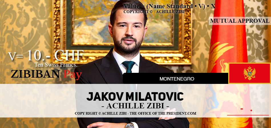 ACHILLE ZIBI - THE OFFICE OF THE PRESIDENT - JAKOV MILATOVIC