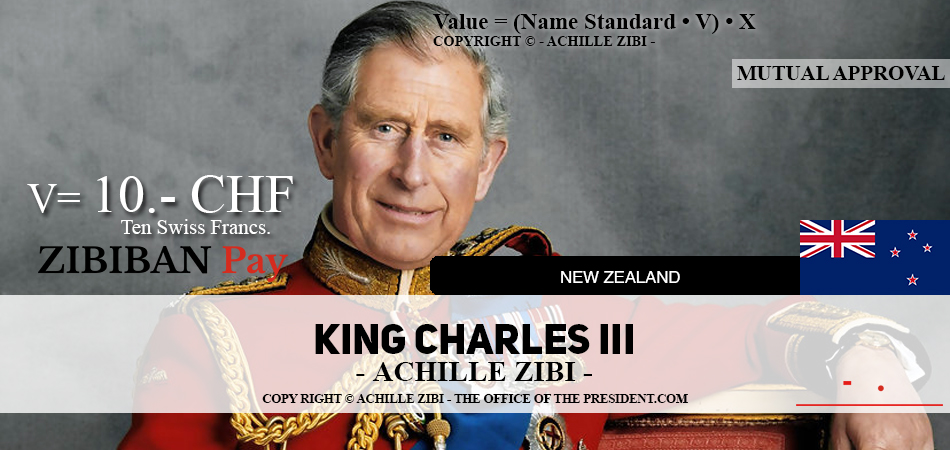 ACHILLE ZIBI - THE OFFICE OF THE PRESIDENT - KING CHARLES III