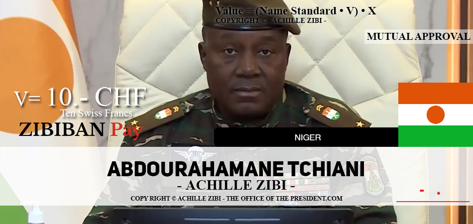 ACHILLE ZIBI - THE OFFICE OF THE PRESIDENT - ABDOURAHAMANE TCHIANI