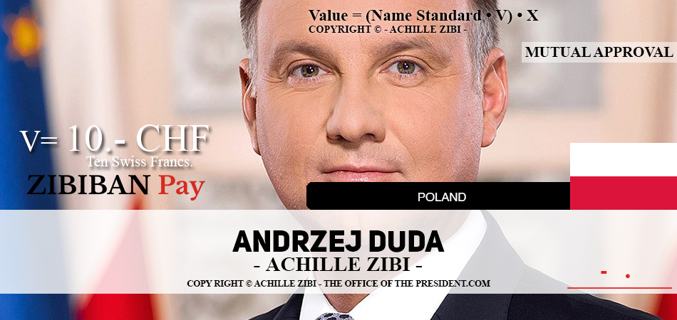 ACHILLE ZIBI - THE OFFICE OF THE PRESIDENT - ANDRZEJ DUDA