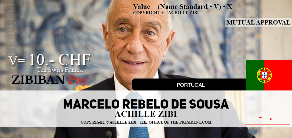 ACHILLE ZIBI - THE OFFICE OF THE PRESIDENT - MARCELO REBELO DE SOUSA