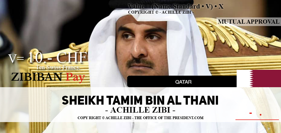 ACHILLE ZIBI - THE OFFICE OF THE PRESIDENT - SHEIKH TAMIM BIN AL THANI