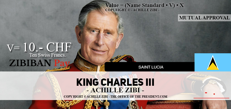 ACHILLE ZIBI - THE OFFICE OF THE PRESIDENT - KING CHARLES III