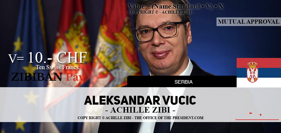 ACHILLE ZIBI - THE OFFICE OF THE PRESIDENT - ALEKSANDAR VUCIC