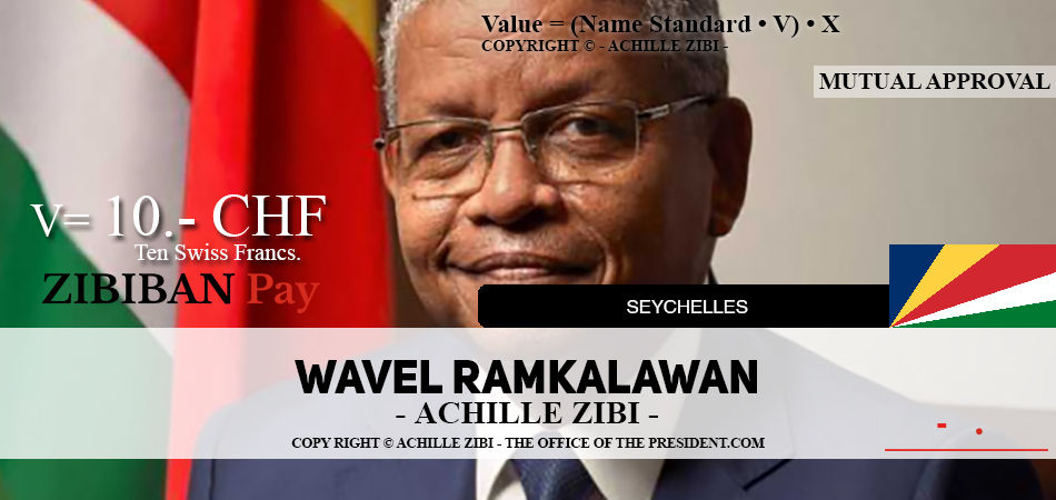 ACHILLE ZIBI - THE OFFICE OF THE PRESIDENT - WAVEL RAMKALAWAN