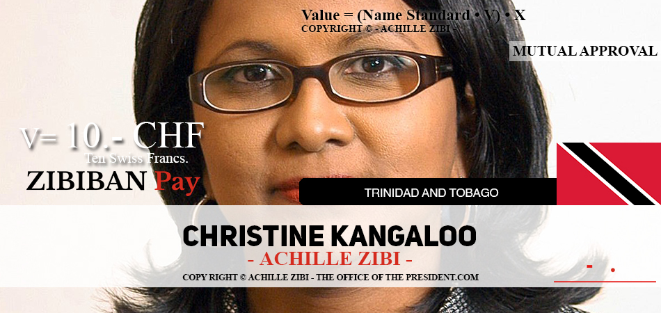 ACHILLE ZIBI - THE OFFICE OF THE PRESIDENT - CHRISTINE KANGALOO