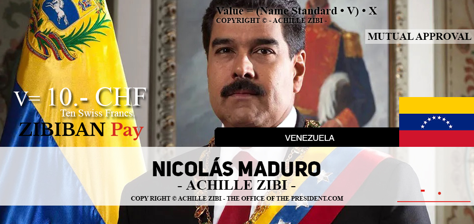 ACHILLE ZIBI - THE OFFICE OF THE PRESIDENT - NICOLAS MADURO